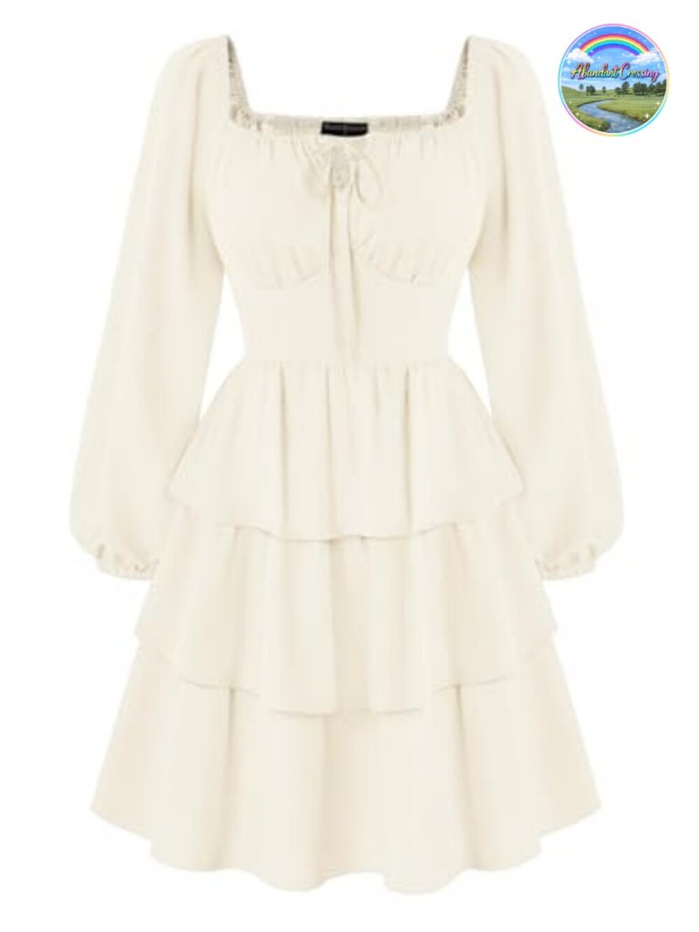 Renaissance Pirate Costume Dress Long Sleeve Tiered Cosplay Medieval